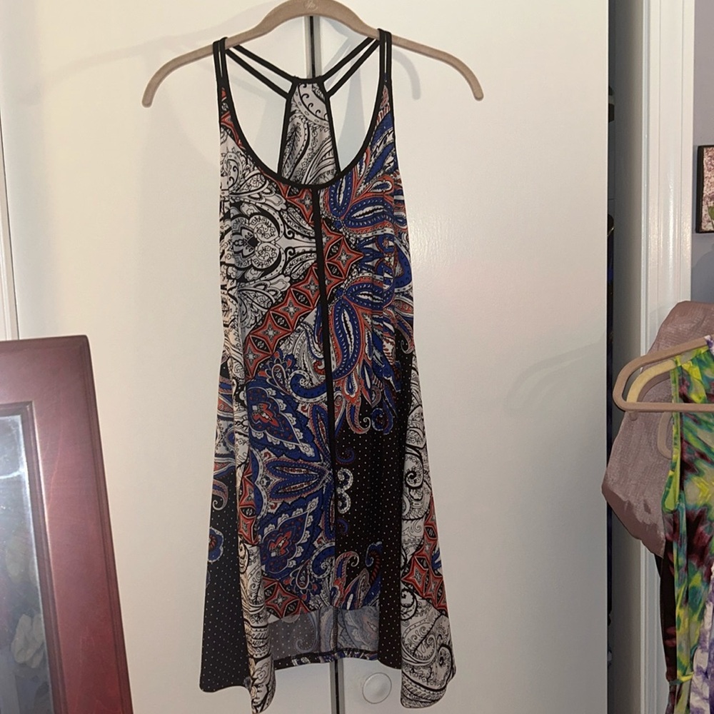 inbloom dress White blue, orange and black